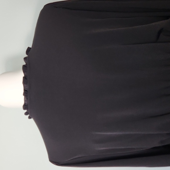 Simply Vera Wang Women’s Black Peplum Blouse - Picture 10 of 13